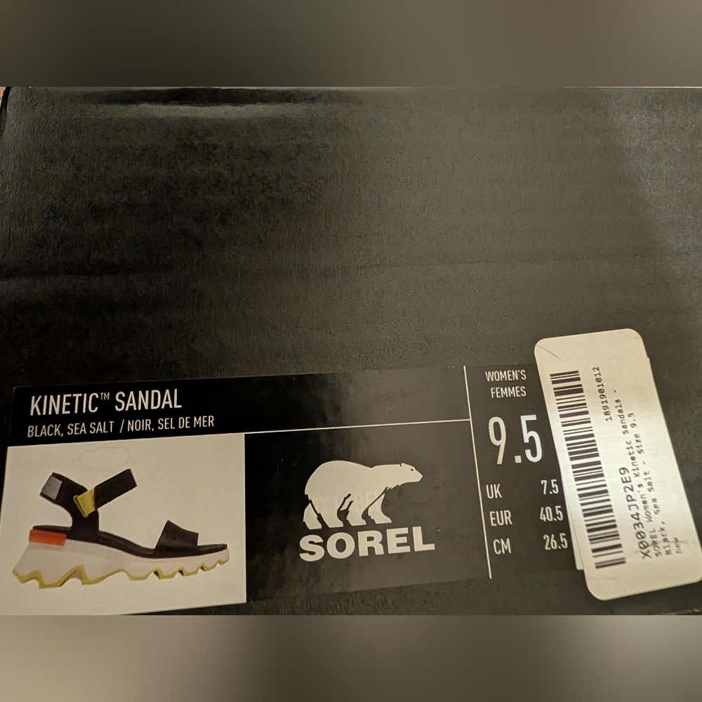 Sorel Kinetic™ Impact II Sling Low Sandals Size 9.5 NIB MSRP $145 - Picture 12 of 12